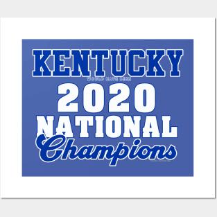 Kentucky NCAA 2020 Champs Posters and Art